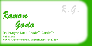 ramon godo business card